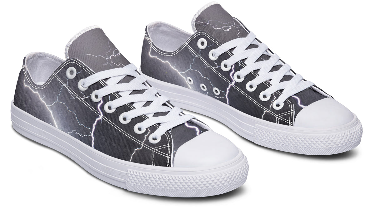 Lightning Crashes Low Tops (Wide)