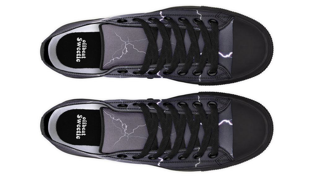 Lightning Crashes Low Tops (Wide)