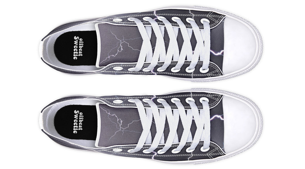Lightning Crashes Low Tops (Wide)