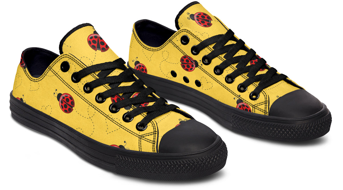 Lovely Ladybugs Low Tops