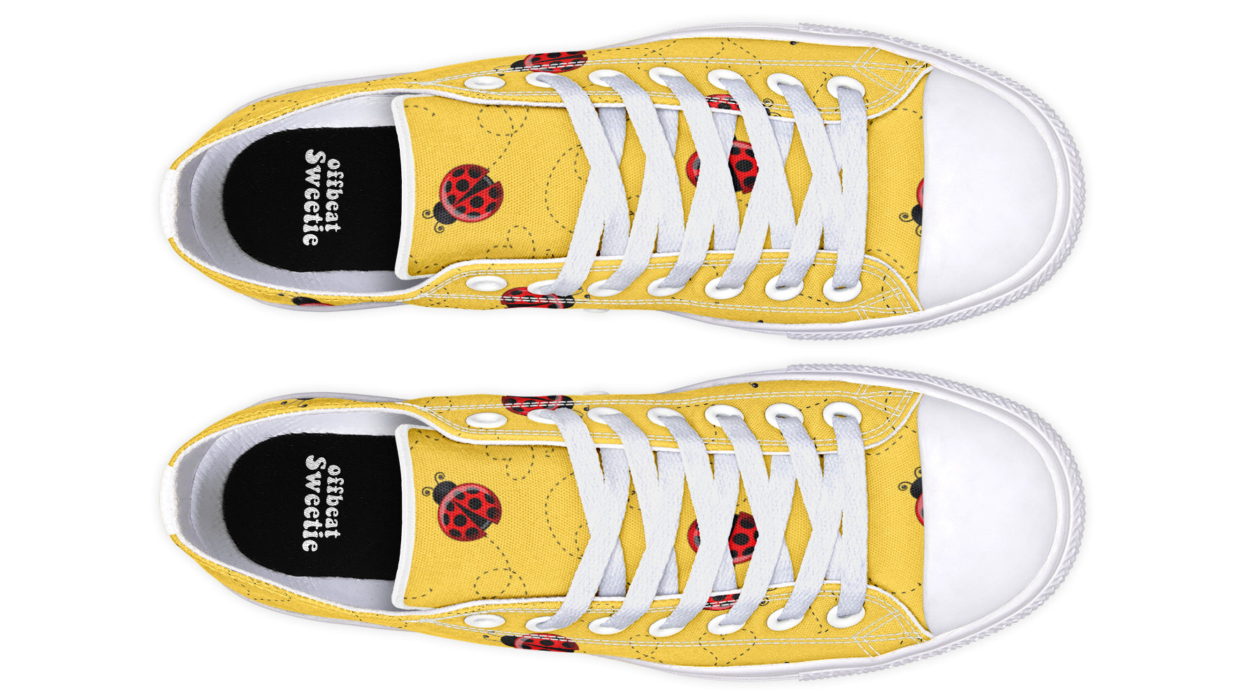Lovely Ladybugs Low Tops
