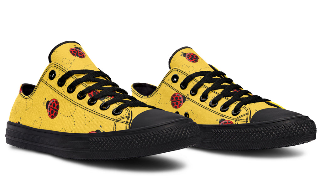Lovely Ladybugs Low Tops (Wide)