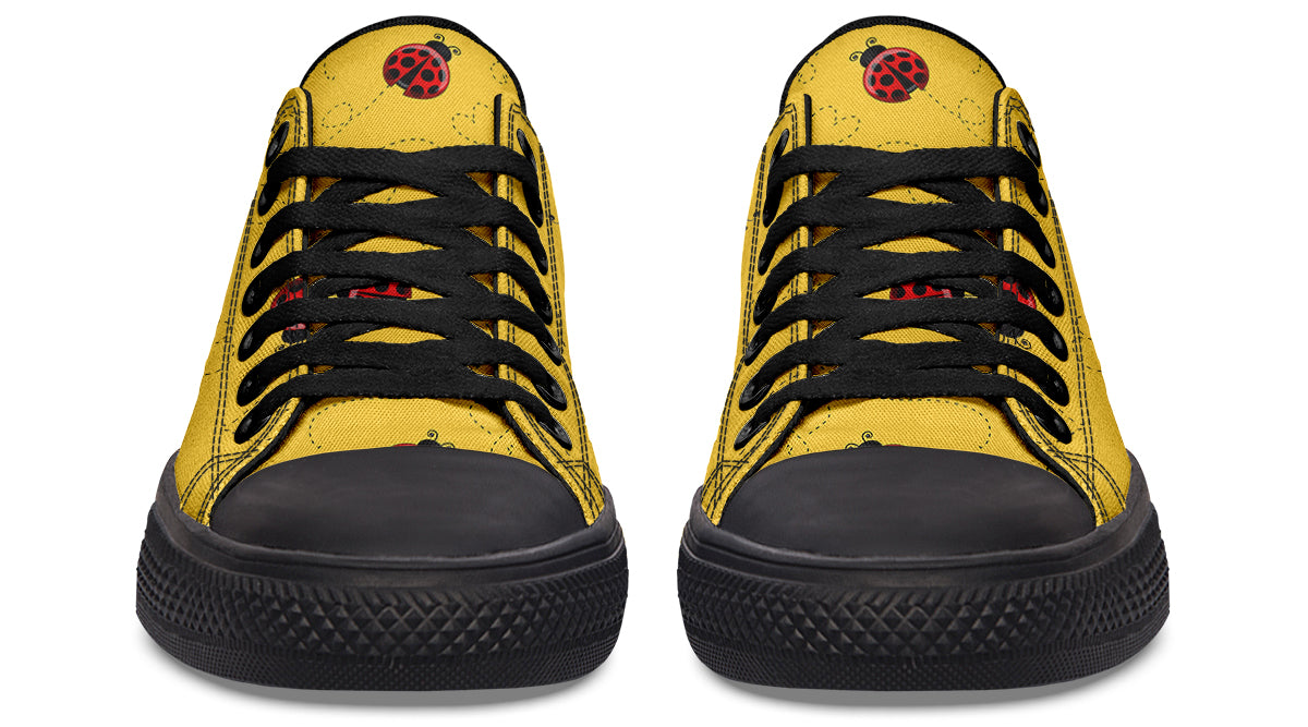 Lovely Ladybugs Low Tops (Wide)