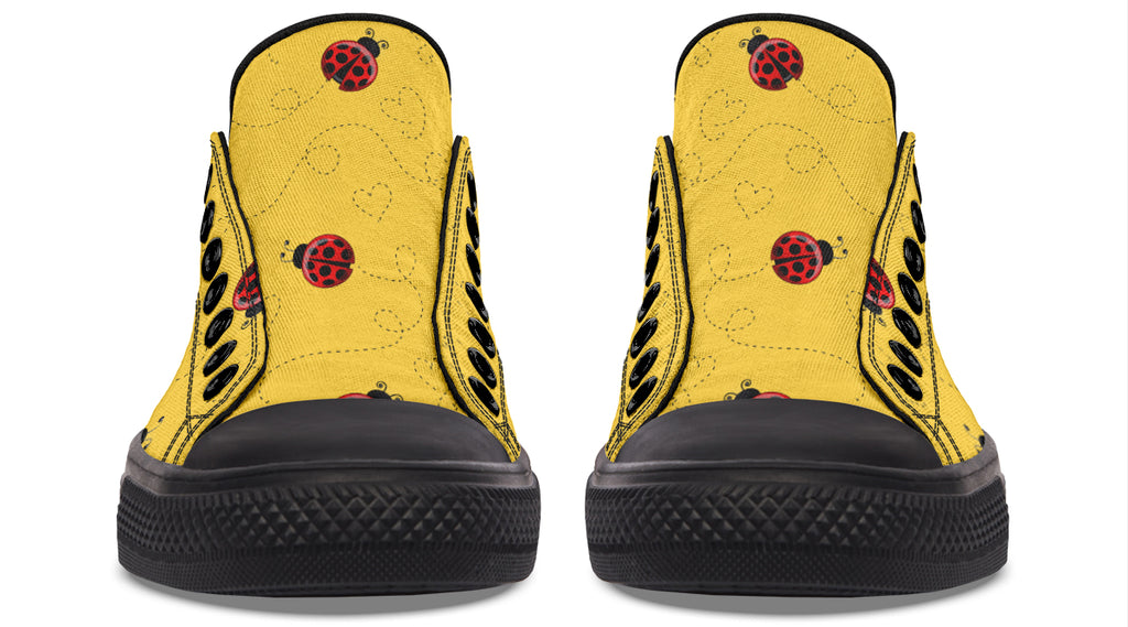 Lovely Ladybugs Low Tops (Wide)