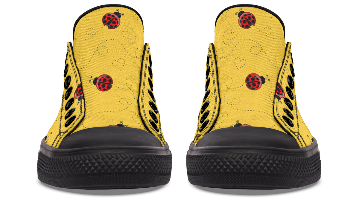 Lovely Ladybugs Low Tops (Wide)