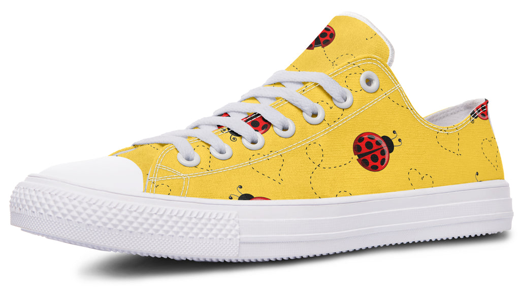 Lovely Ladybugs Low Tops (Wide)