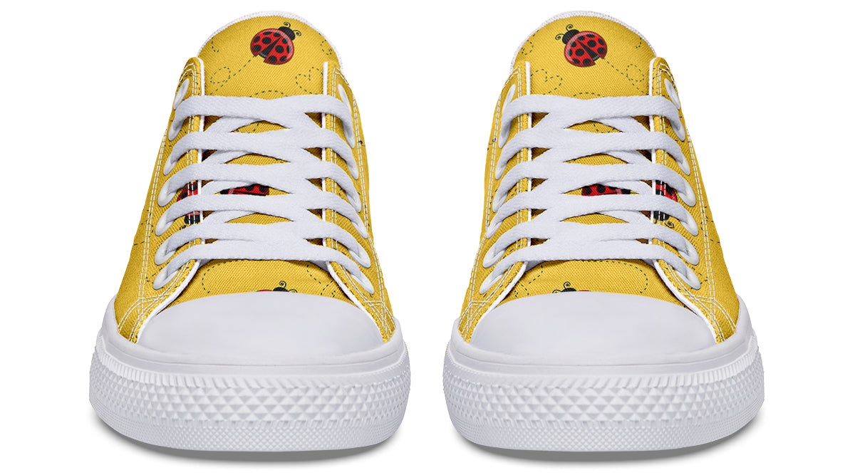 Lovely Ladybugs Low Tops (Wide)