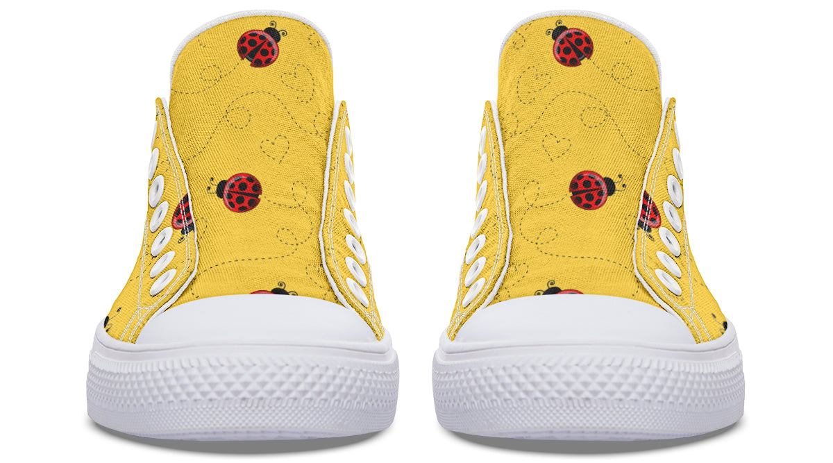 Lovely Ladybugs Low Tops (Wide)