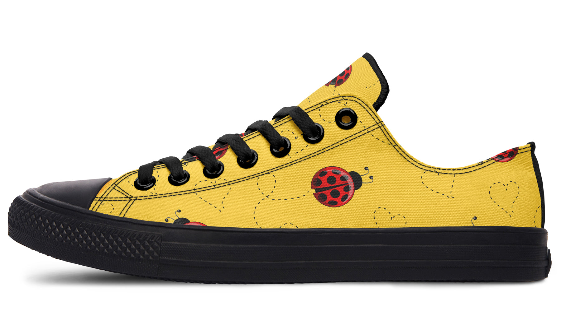 Lovely Ladybugs Low Tops (Wide)