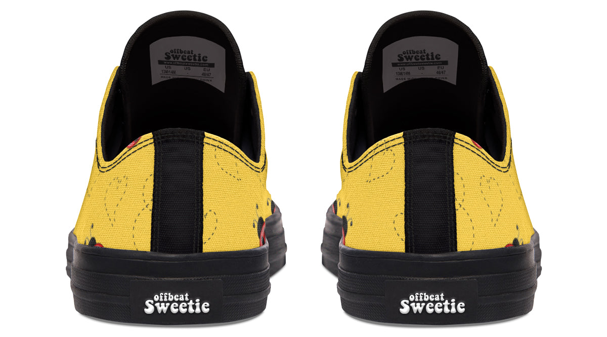 Lovely Ladybugs Low Tops (Wide)