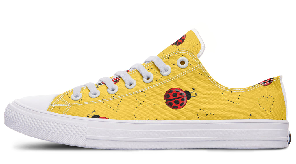 Lovely Ladybugs Low Tops (Wide)