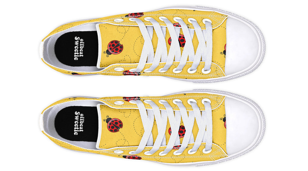 Lovely Ladybugs Low Tops (Wide)