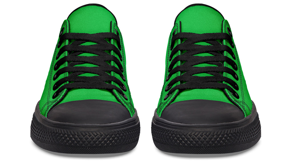 Lucky Green Low Tops - Offbeat Sweetie