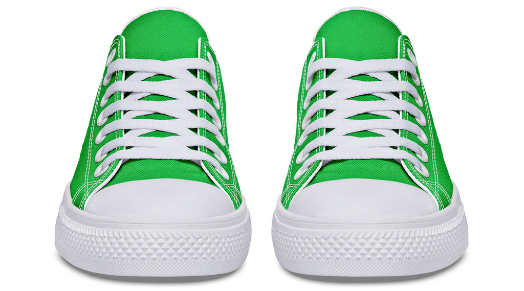 Lucky Green Low Tops - Offbeat Sweetie