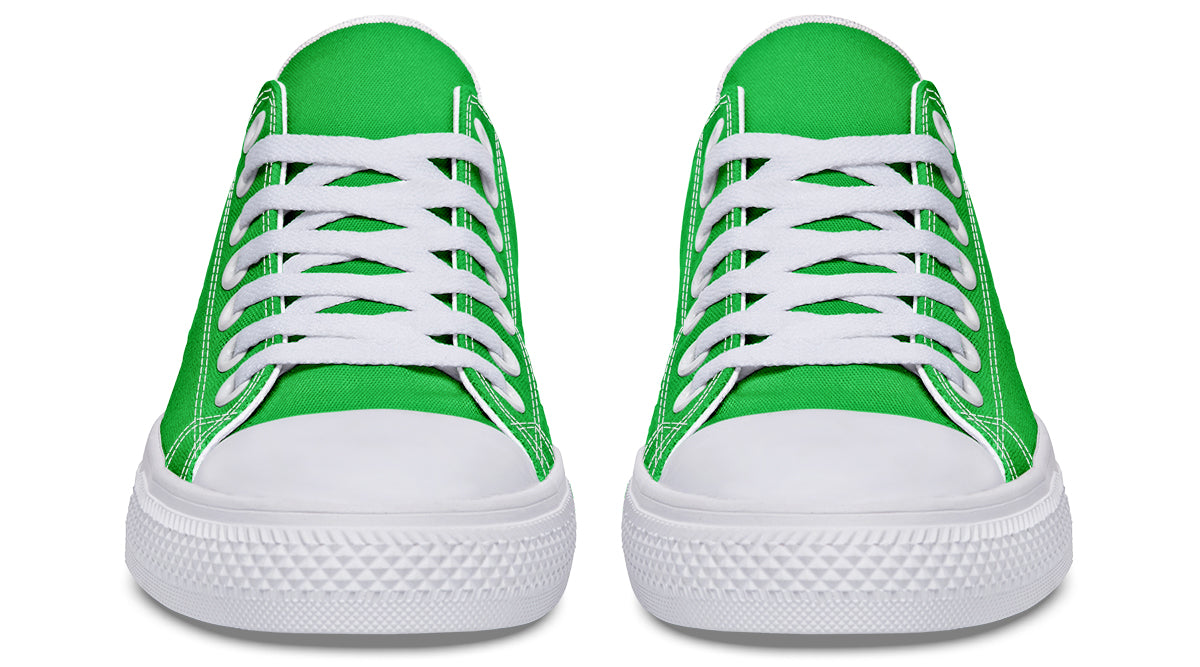 Lucky Green Low Tops - Offbeat Sweetie