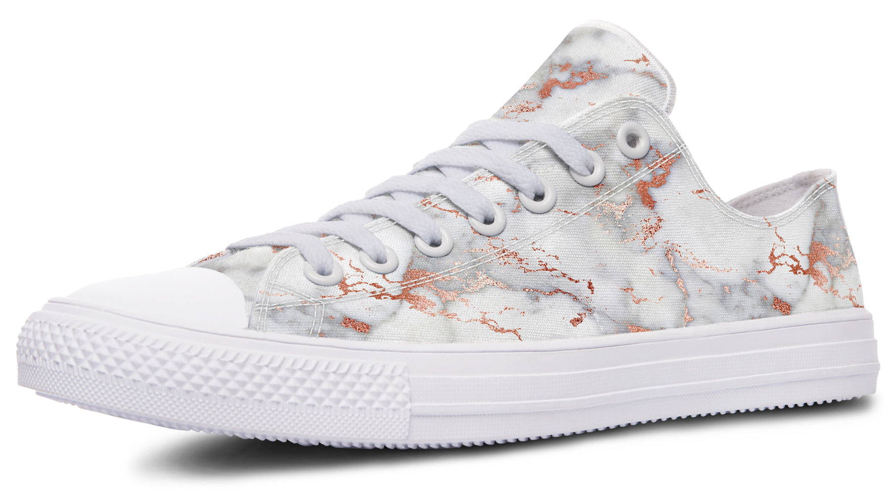 Marble Blush Low Tops - Offbeat Sweetie