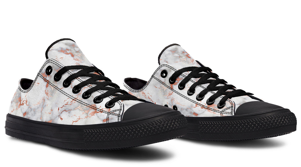 Marble Blush Low Tops (Wide)