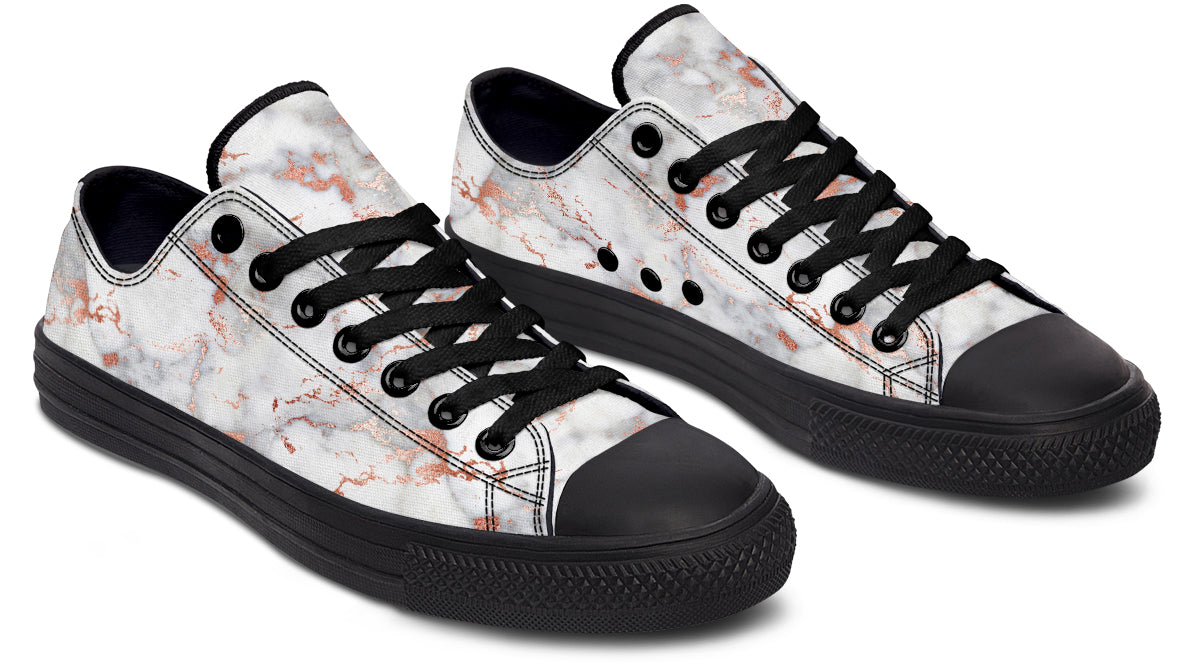 Marble Blush Low Tops (Wide)
