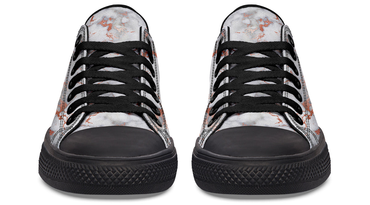 Marble Blush Low Tops (Wide)