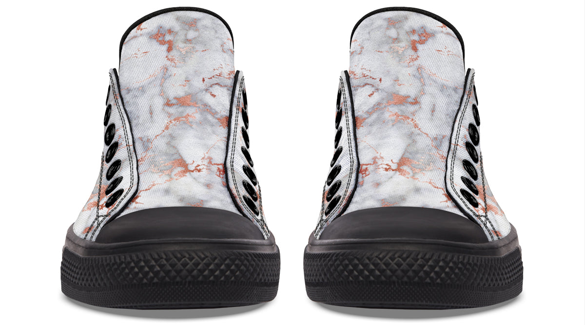 Marble Blush Low Tops (Wide)