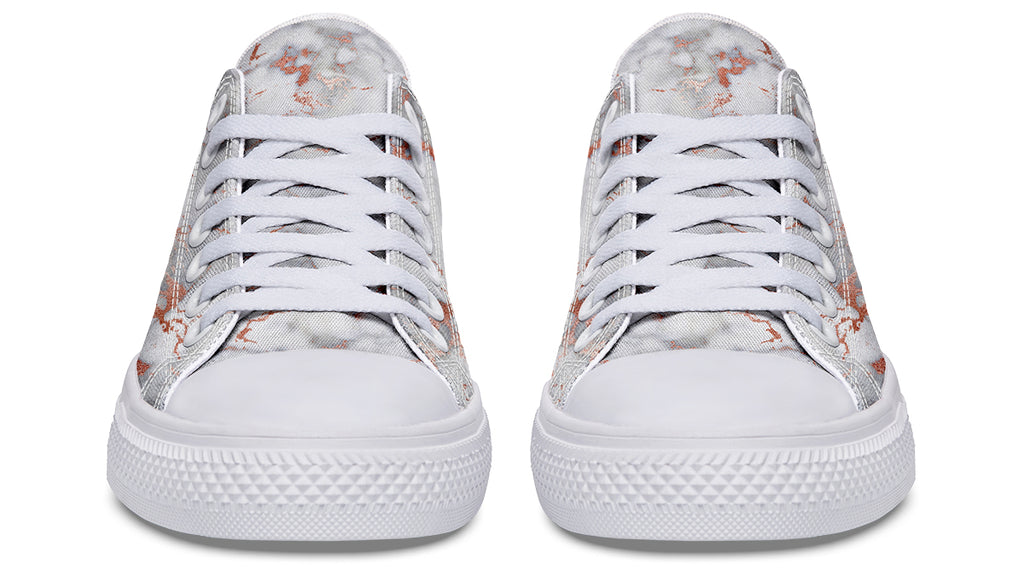 Marble Blush Low Tops (Wide)