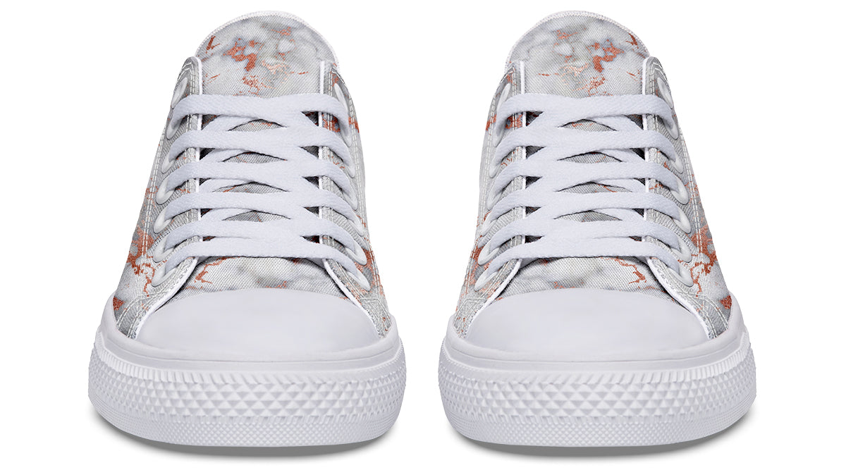 Marble Blush Low Tops (Wide)