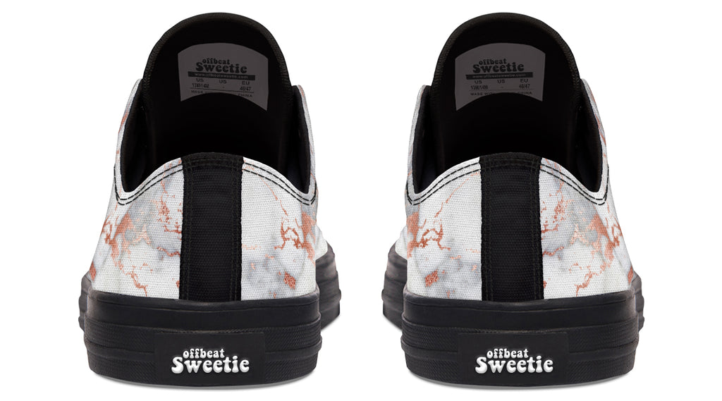 Marble Blush Low Tops (Wide)