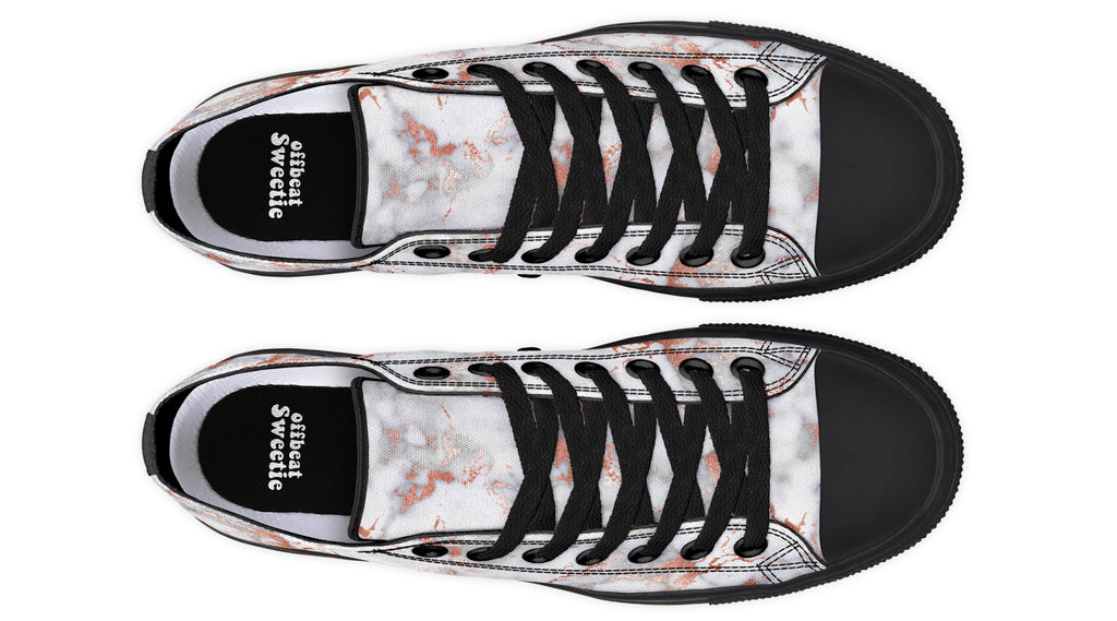 Marble Blush Low Tops (Wide)