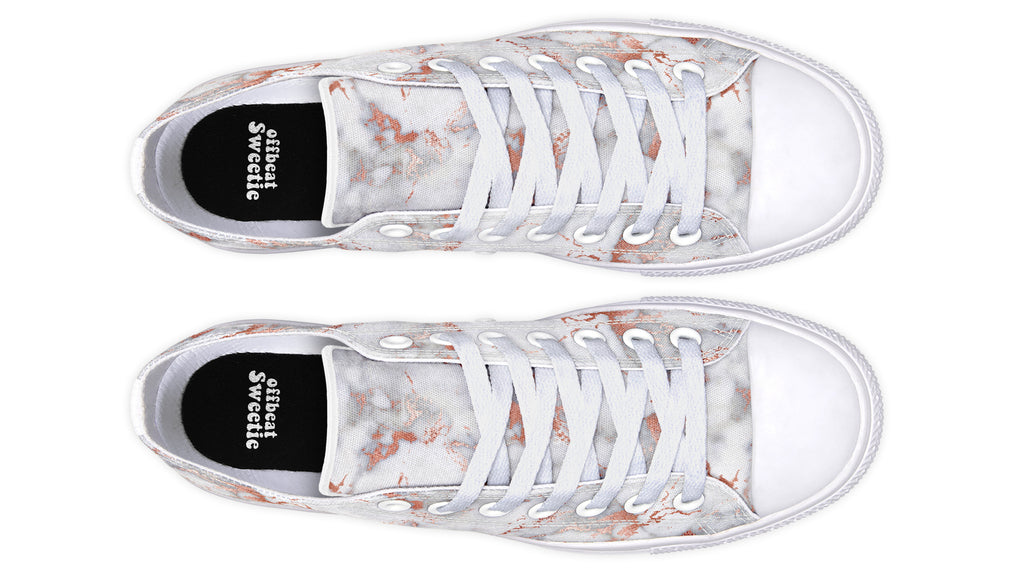 Marble Blush Low Tops (Wide)