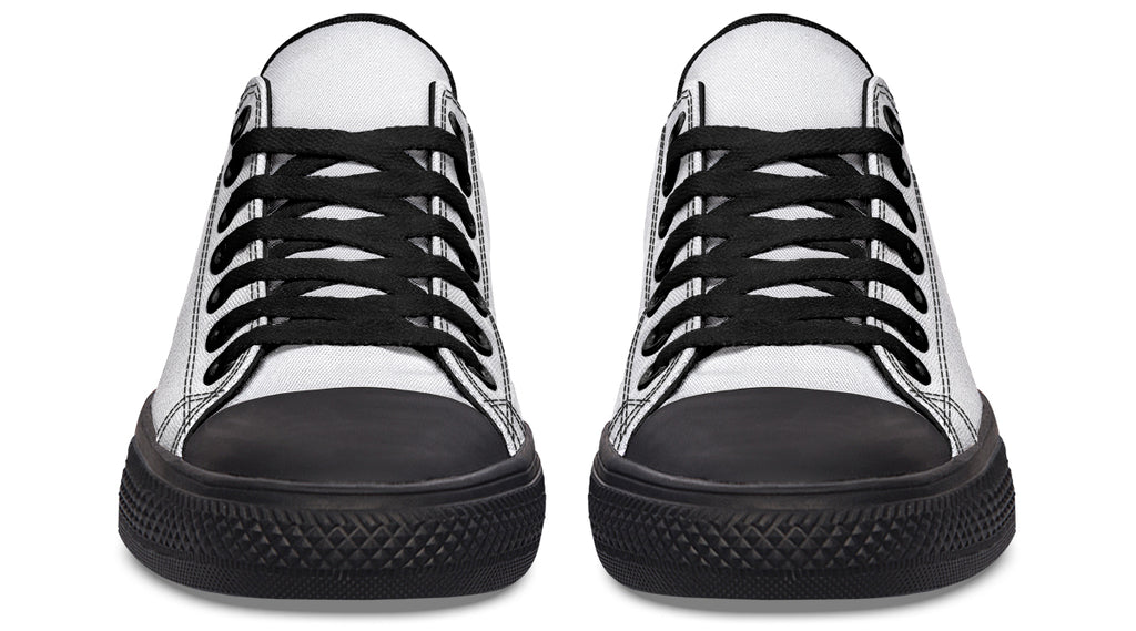Marshmallow White Low Tops (Wide)