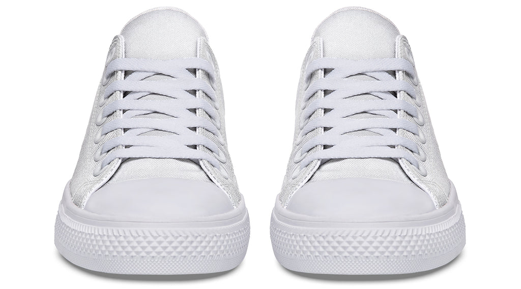 Marshmallow White Low Tops (Wide)