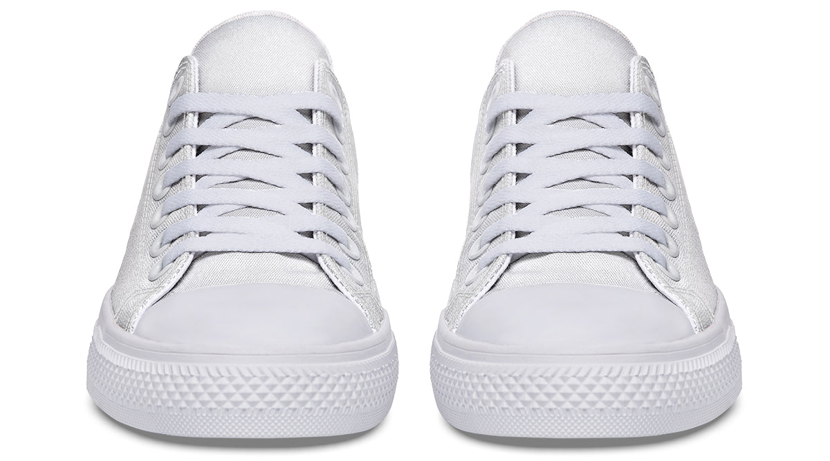Marshmallow White Low Tops (Wide)
