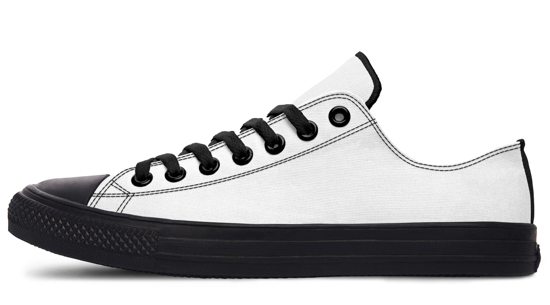 Marshmallow White Low Tops (Wide)