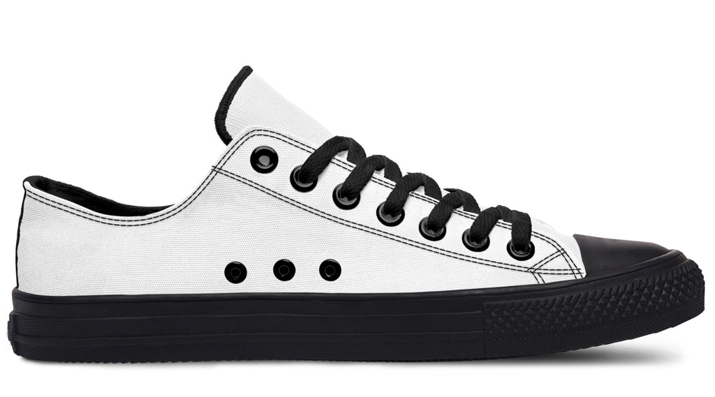 Marshmallow White Low Tops (Wide)