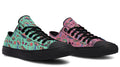 Mismatched Mushrooms Low Tops (Wide)