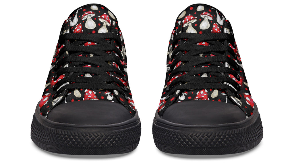 Mushrooms Low Tops - Offbeat Sweetie