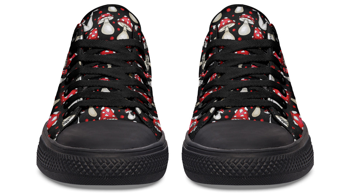 Mushrooms Low Tops - Offbeat Sweetie