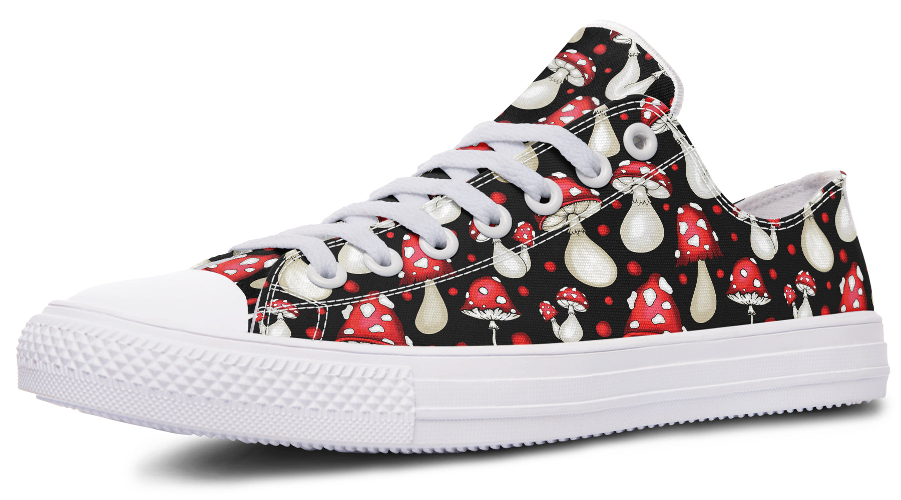 Mushrooms Low Tops - Offbeat Sweetie