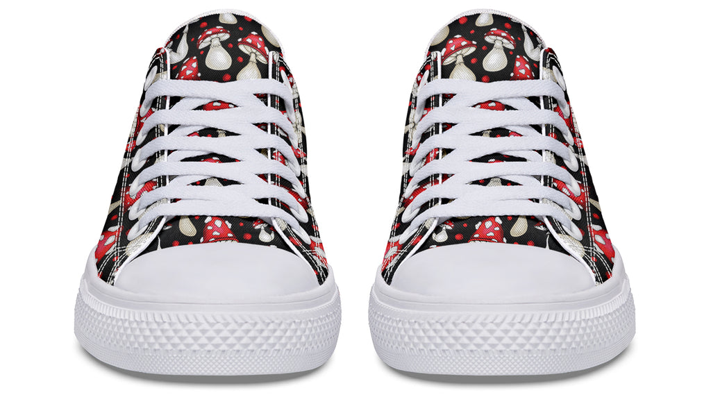 Mushrooms Low Tops - Offbeat Sweetie
