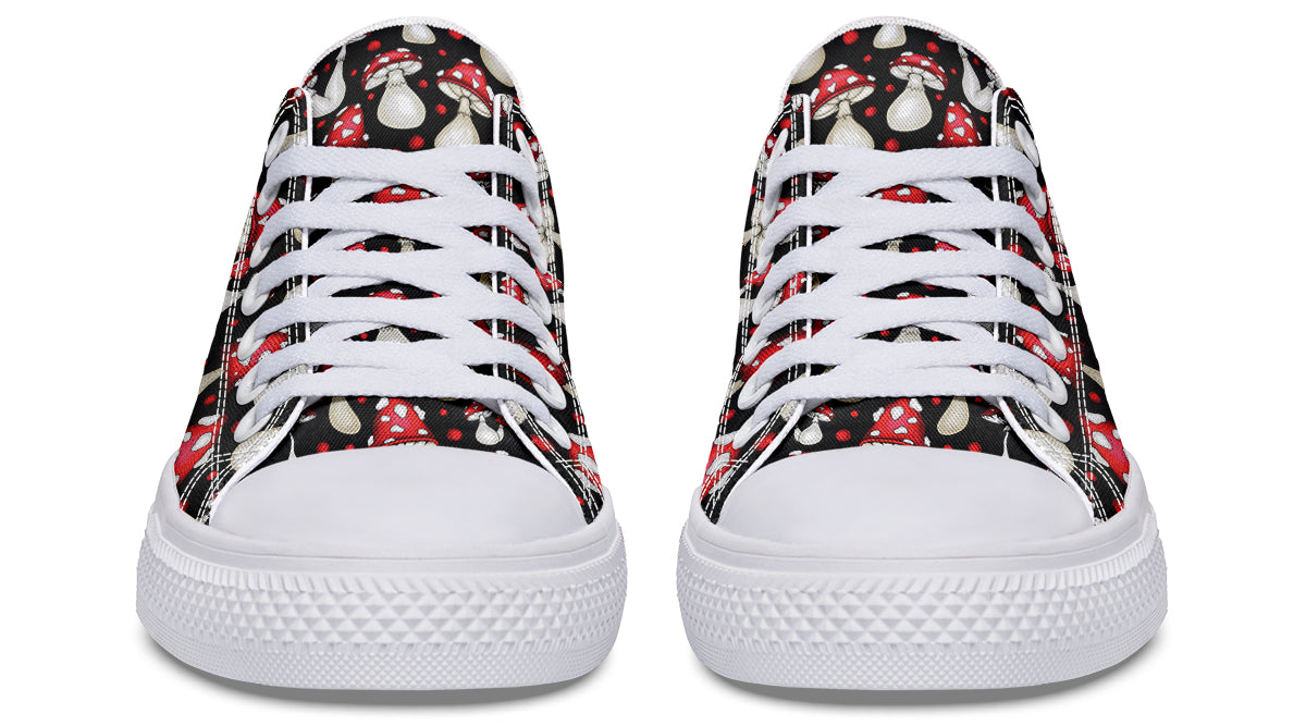 Mushrooms Low Tops - Offbeat Sweetie