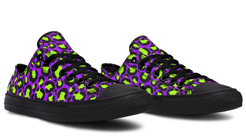 Zombie Leopard Low Tops (Wide)