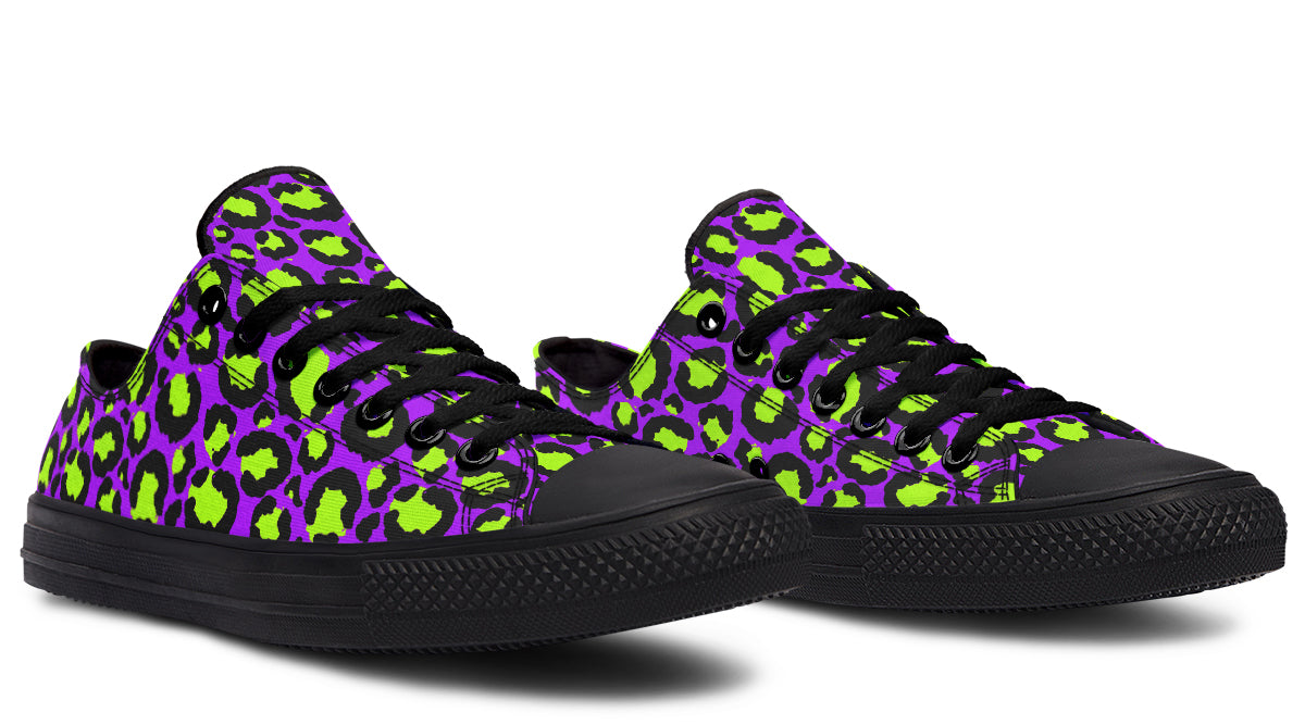 Zombie Leopard Low Tops (Wide)