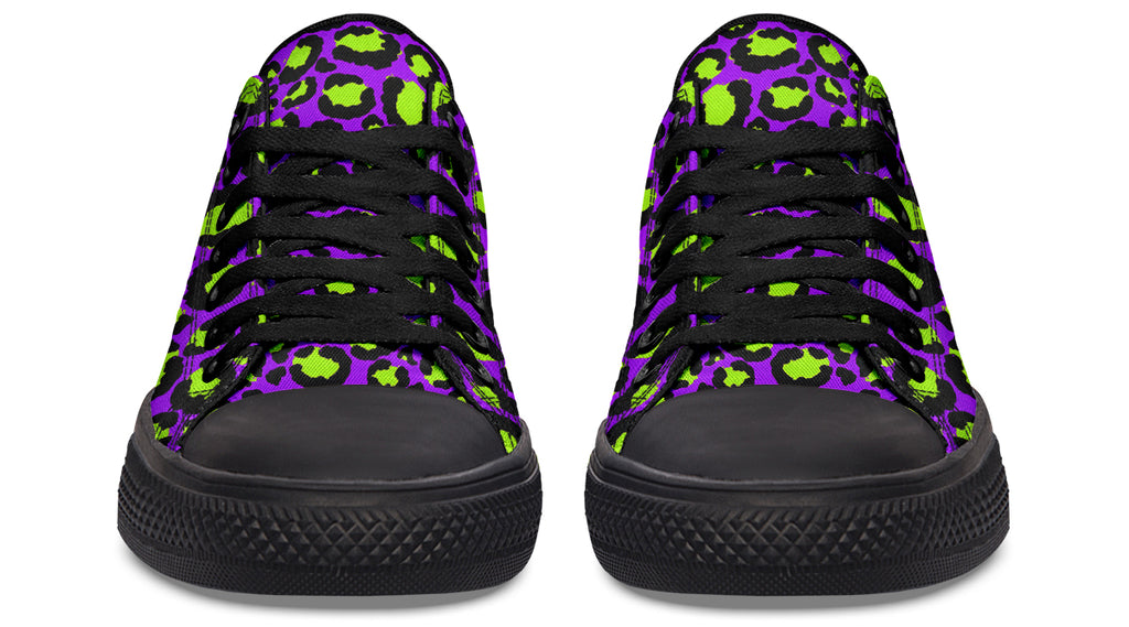Zombie Leopard Low Tops (Wide)