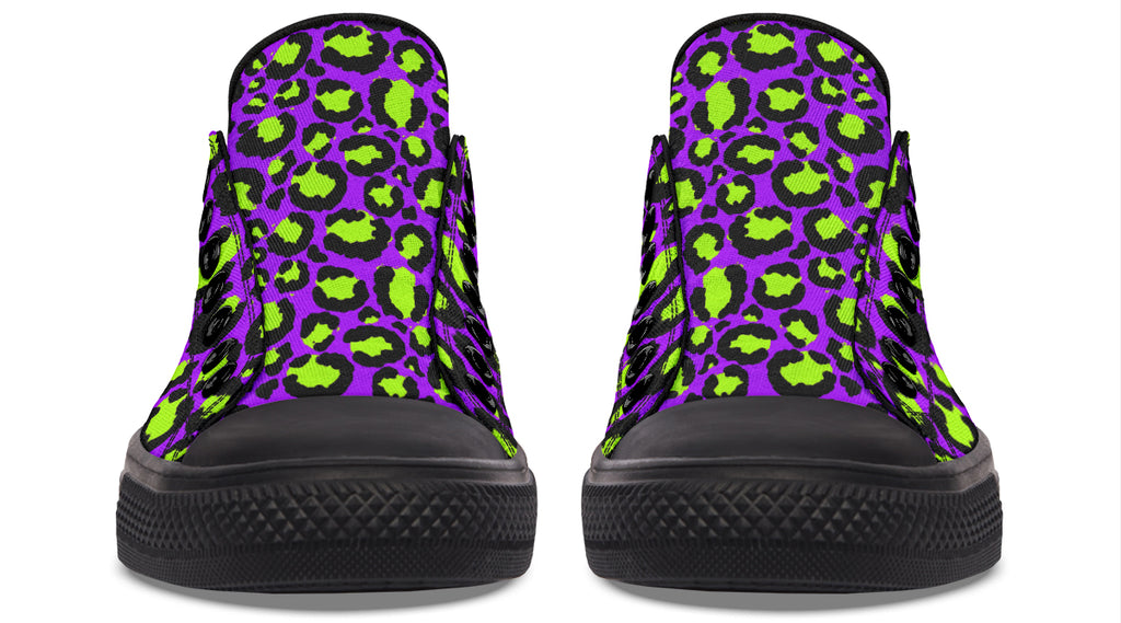 Zombie Leopard Low Tops (Wide)
