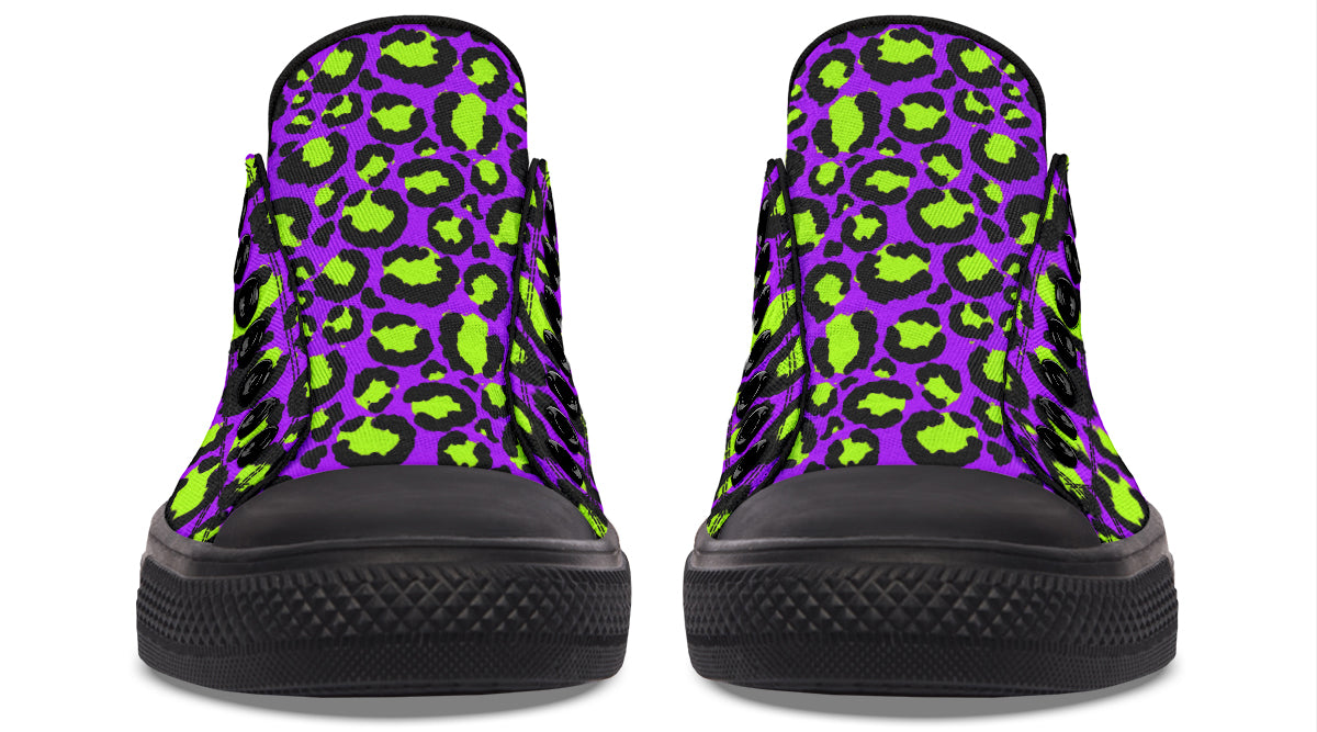 Zombie Leopard Low Tops (Wide)