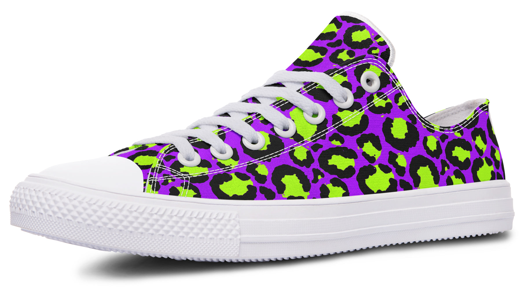 Zombie Leopard Low Tops (Wide)