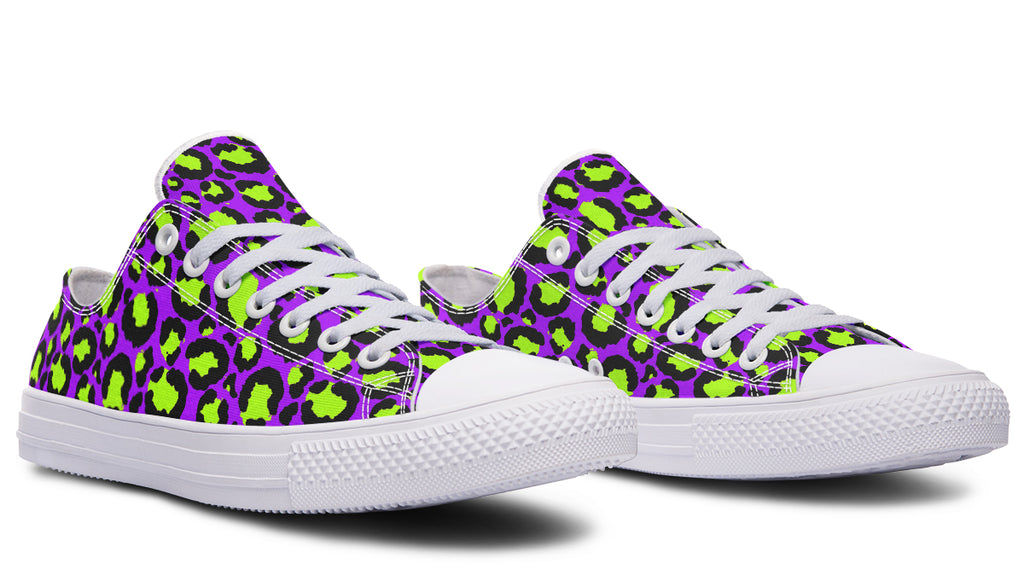 Zombie Leopard Low Tops (Wide)