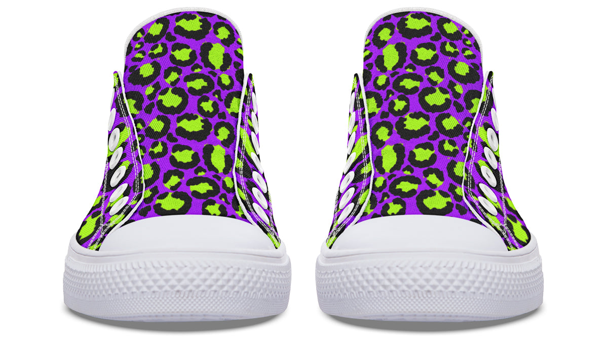 Zombie Leopard Low Tops (Wide)