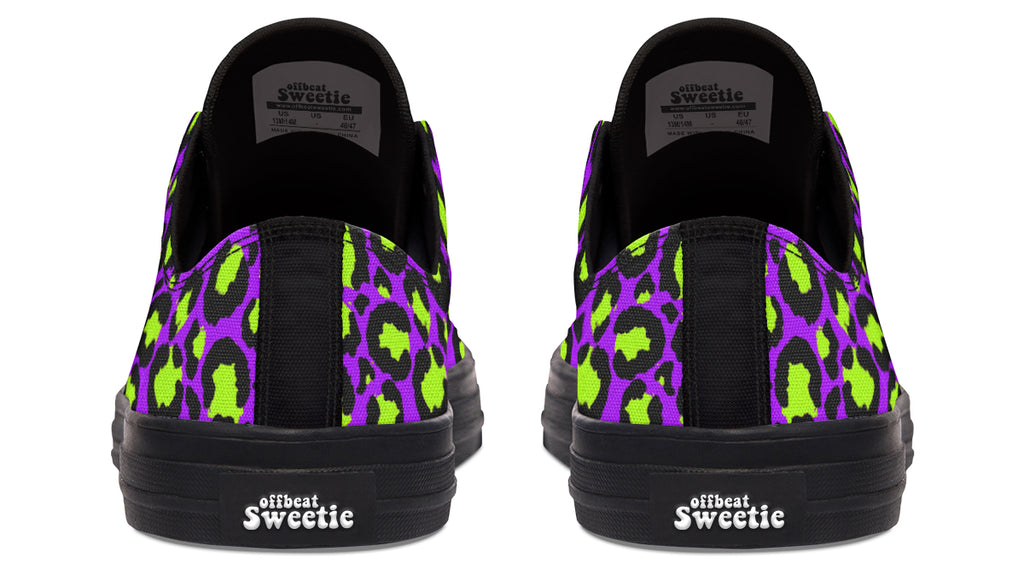 Zombie Leopard Low Tops (Wide)