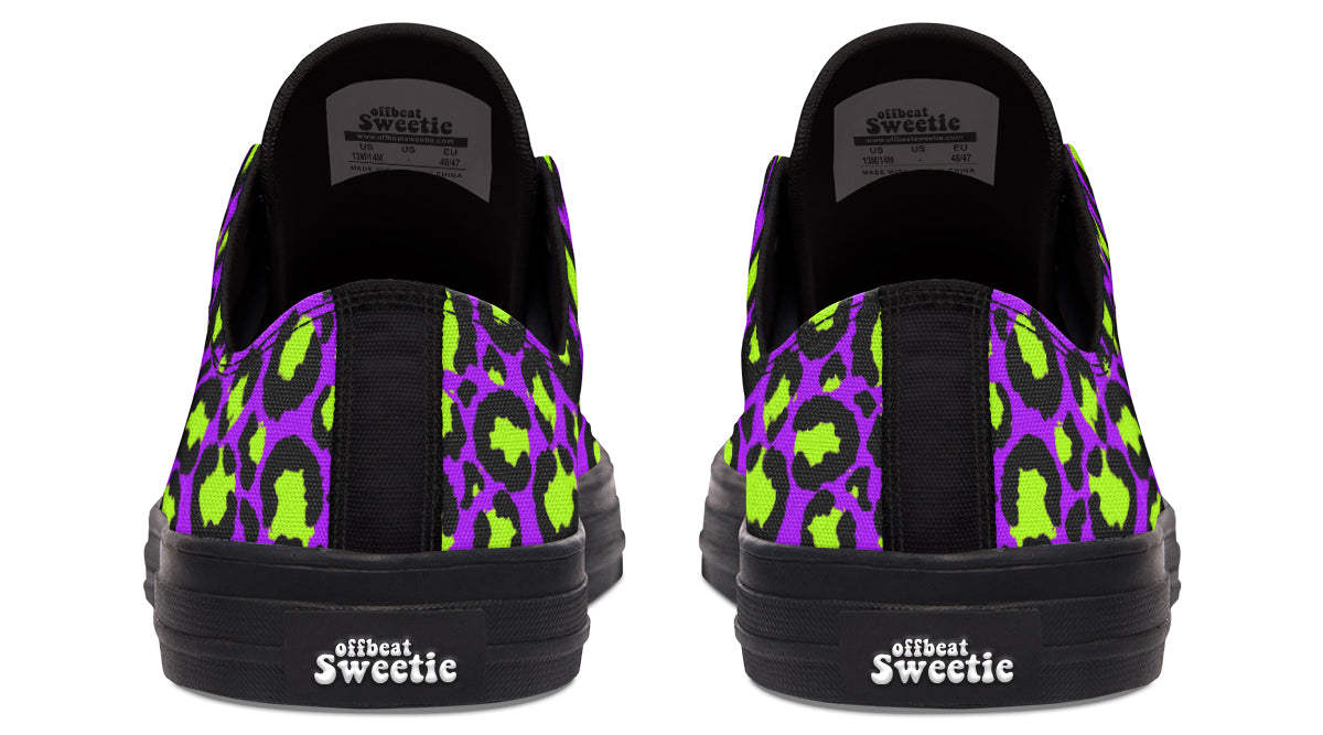 Zombie Leopard Low Tops (Wide)